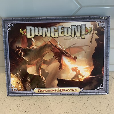 #ad Dungeons and Dragons DUNGEON Fantasy Board Game 2012 complete Great Shape $16.92