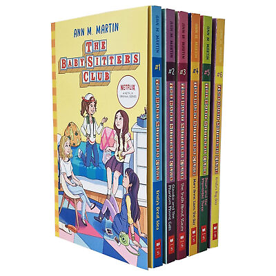#ad The Babysitters Club Series by Ann M. Martin 1 6 Books Set Ages 8 12 Paperback $31.99