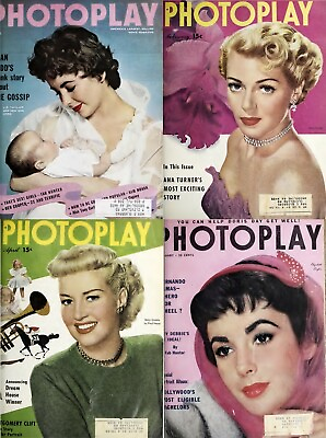 #ad 205 Old Issues of Photoplay America Film Fan Magazine Vol.3 1947 1964 on DVD $12.99