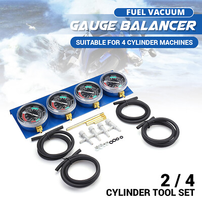 4xMotorcycle Vacuum Carburetor Synchronizer Balancer Carb Sync Balancing Gauge $35.54
