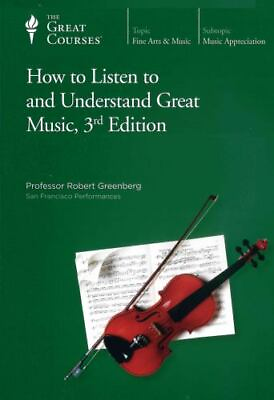 #ad The Teaching Company: HOW TO LISTEN TO AND UNDERSTAND GREAT MUSIC 3 VERY GOOD $8.49