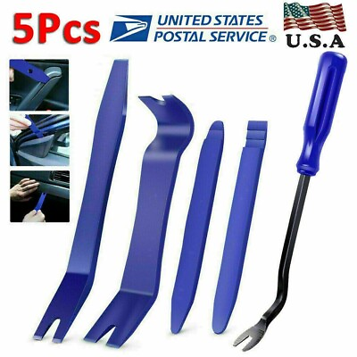 #ad Car Trim Removal Tool Auto Hand Tools Pry Bar Dash Panel Door Interior Clips Kit $4.06