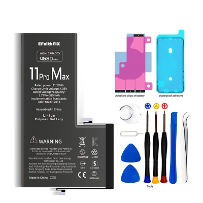 #ad 4500mAh Internal Battery Replacement For iPhone 11 Pro Max High Capacity Lot $25.64