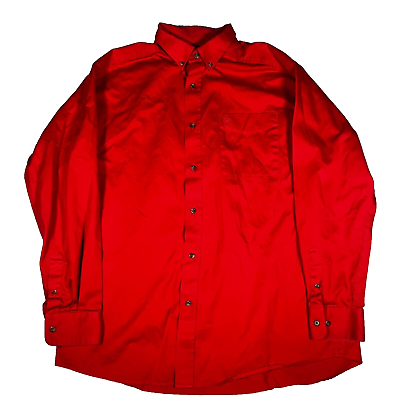 #ad Ariat Long Sleeve Button Shirt Mens XLarge XL Rodeo Cowboy $24.99