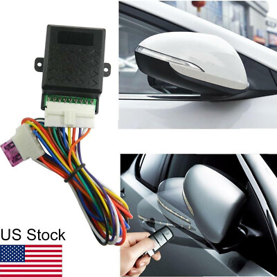 #ad Auto Fold Unfold Side Rear View Mirror Folding Closer System Modules Universal $20.99