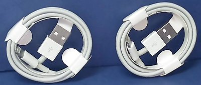 #ad 2X Lightning To USB Sync Cables Free Shipping $13.06
