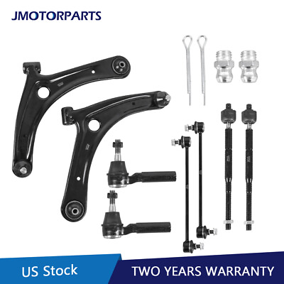 #ad 8PCS Front Lower Sway Bar Ball Joints Control Arm For 07 17 Jeep Patriot Compass $69.97