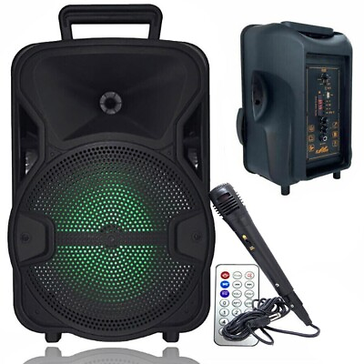 #ad 1500W Portable Wireless Bluetooth Speaker PA Subwoofer Heavy Bass Sound FM Party $37.94