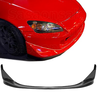 #ad SASA Fit for 04 09 Honda S2000 AP2 Only CR Style PU Front Bumper Lip Splitter $119.99