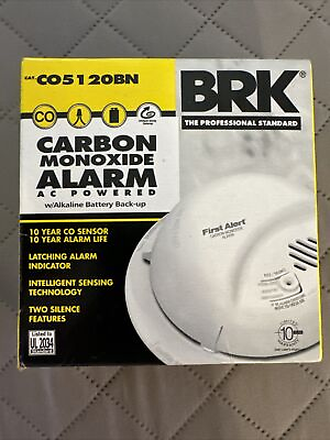 #ad BRK FIRST ALERT Carbon Monoxide Alarm AC Powered $24.99