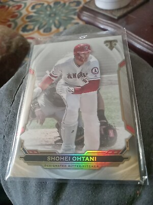 #ad Shonei Ohtani sp Los Angeles Dodgers 2019 Triple Threads Topps $12.68