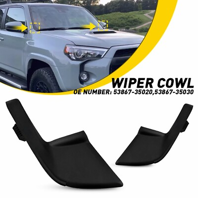 #ad 2X Car Windshield Wiper Side Cowl Extension Cover Trim For Toyota 4Runner 10 23 $30.39