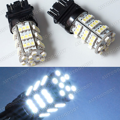#ad 2x Backup White LED Bulbs Reverse Light 54 SMD 3156 3157 $115.98
