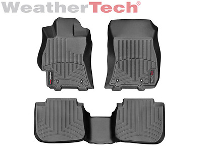 #ad WeatherTech Floor Mats FloorLiner for Legacy Outback 1st amp; 2nd Row Black $219.90