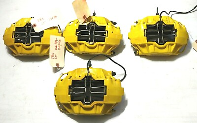 #ad FERRARI 348 PARTS set of 4 yellow brake calipers 143728 143729 $2329.35