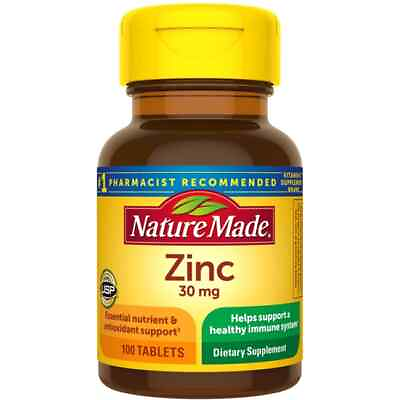 #ad Nature Made Zinc 30 mg 100 Tabs $8.12