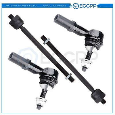 #ad 4pcs Front Inner Outer Tie Rod Links Suspension For 2003 2006 Ford Expedition $34.67