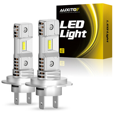 #ad 2x H7 LED Headlight Bulb Kit High Low Beam 30000LM Super Bright 6500K White New $24.99