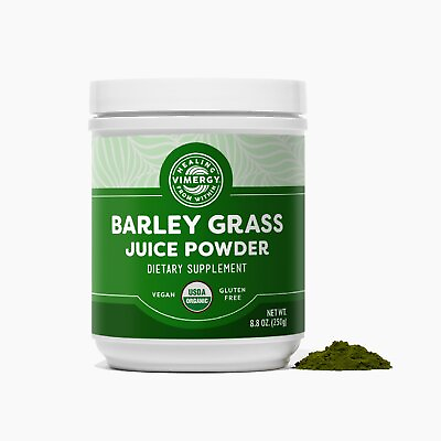 #ad Vimergy USDA Organic Barley Grass Juice Powder 62 Servings $59.00