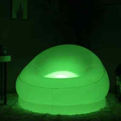 #ad Air Candy Illuminated Color Changing LED Inflatable Galaxy Chair with Remote $49.99
