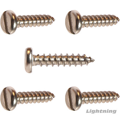 #ad Slotted pan Head Sheet Metal Tapping Screw Stainless Steel #12X3 4quot; Qty 25 $12.84
