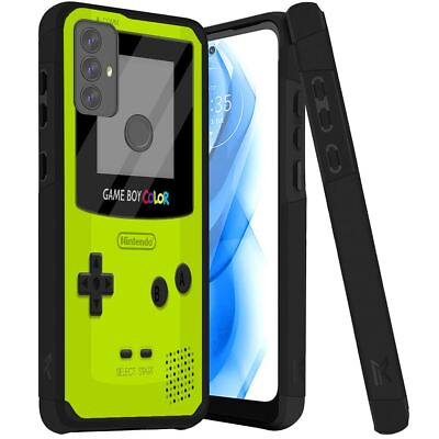 #ad Lime Green Gameboy Rugged Impact Guard Case for Moto G Play 2023 $14.95