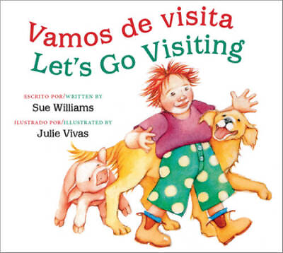 #ad Vamos de visitaLets Go Visiting bilingual board book Spanish an VERY GOOD $4.01