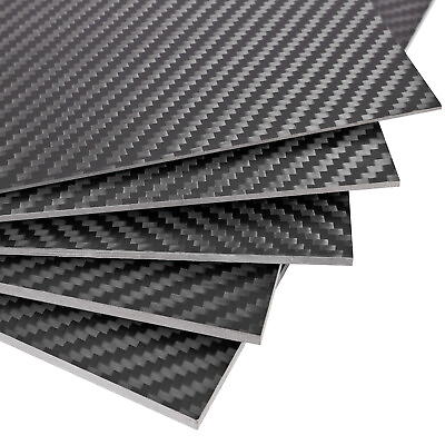 #ad 100X250MM Carbon Fiber Board Plate 1 4MM Thickness Carbon Fiber Sheet $19.98