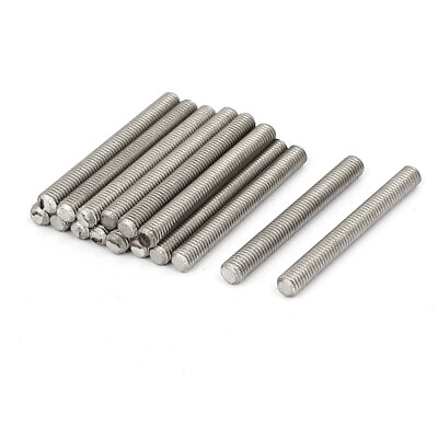 #ad M5 x 45mm 304 Stainless Steel Fully Threaded Rod Bar Studs Hardware 20 Pcs $12.89