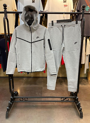 #ad New Nike Tech Fleece Tracksuit Set Including Pants and Hoodie $184.60