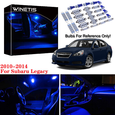 #ad Ultra LED Lights Interior Lighting Package Kit For 2010 2014 Subaru Legacy Blue $16.23