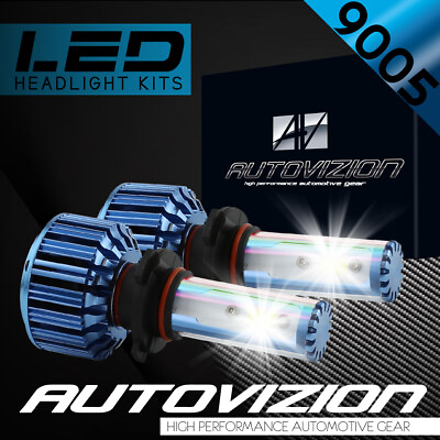 #ad 25200LM 252W 9005 HB3 Cree LED Headlight Kit High Beam Bulbs 6000K Power 2pcs $24.99