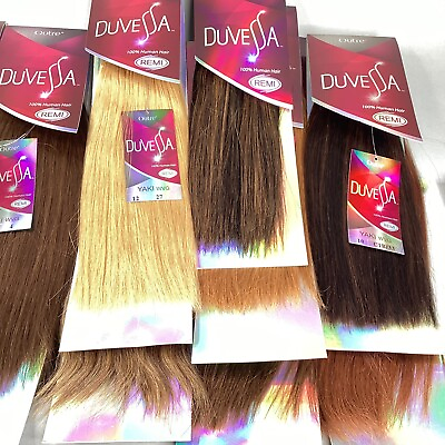 #ad Duvessa Remi Quality 100% Human Hair Natural Extensions Choose Color amp; Length $24.99