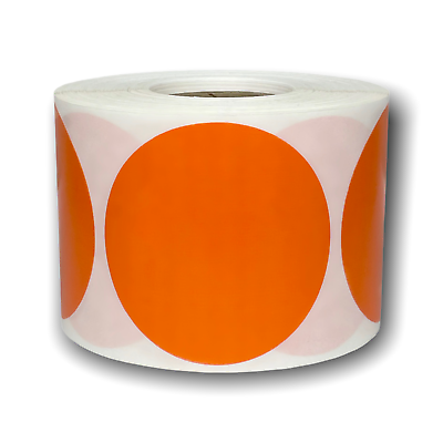 #ad #ad Orange Direct Thermal Label Zebra Rollo amp; Munbyn Compt. 2.5quot; Round 6 Rolls $36.99
