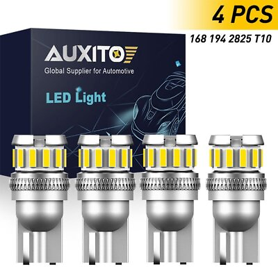 #ad 4* T10 6500K White CANBUS LED License Plate Lights Bulbs 158 168 192 194 2825 US $10.99