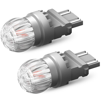 #ad 2pcs 3157 3057 4157 Red LED Stop Brake Tail Bulbs Light Fits for GMC Sierra 1500 $14.99