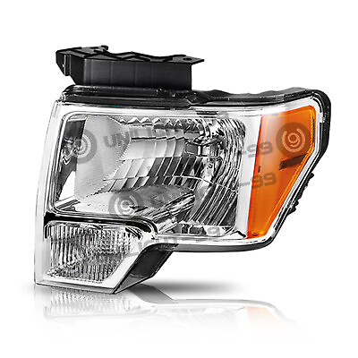 #ad For 2009 2014 Ford F 150 F150 Pickup Left Driver Side Headlight Headlamp $52.99