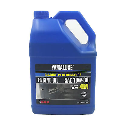 #ad Yamaha New OEM Yamalube 4M 10W30 4 Stroke Outboard Marine Oil LUB 10W30 FC 04 $29.94