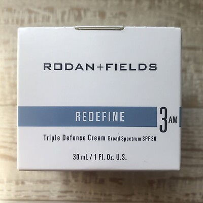 #ad Rodan Fields REDEFINE Triple Defense Cream Treatment Step 3AM NIB Exp 6 2024 $53.95