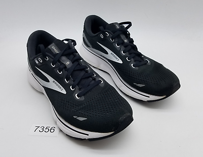 #ad Brooks Ghost 15 Women#x27;s Size 10 B Medium Running Shoes Black White $44.99