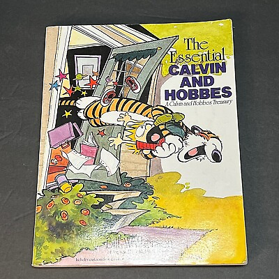 #ad Vintage quot;The Calvin and Hobbesquot; 1988 256 pg Paperback Bill Watterson $18.98