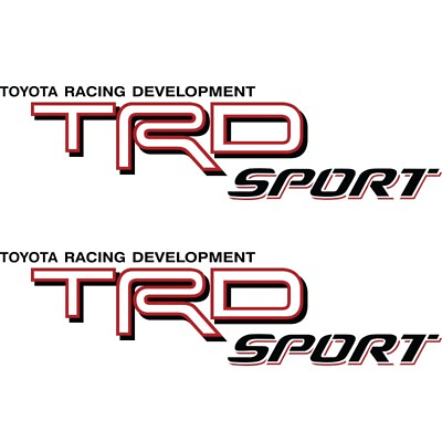 #ad Toyota TRD Sport Tacoma Tundra Black Red White $16.99