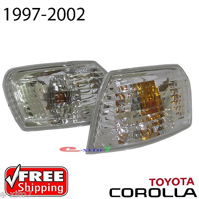 #ad New Crystal Corner Indicator Side Lamp Lights Toyota Corolla AE110 E110 97 02 $59.99