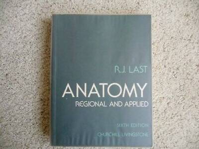 #ad Anatomy: Regional and Applied Paperback By Last R.J. GOOD $65.93