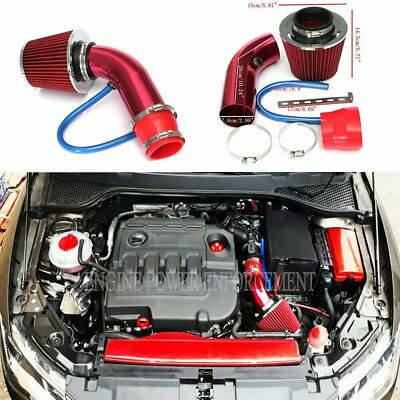 Cold Air Intake Filter Induction Kit Pipe Power Flow Hose System Car Accessories $50.99