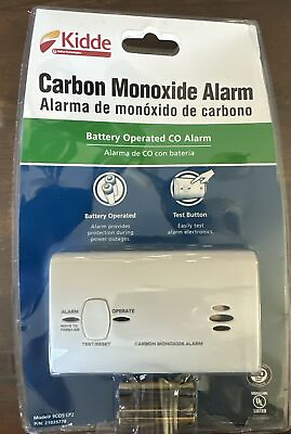 #ad #ad Kidde 9CO5 LP2 Battery Powered Carbon Monoxide Alarm $17.99