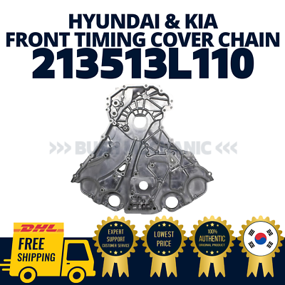 #ad GENUINE OEM Hyundai Kia Front Timing Cover Chain Palisade Sorento Cadenza Sedona $222.00