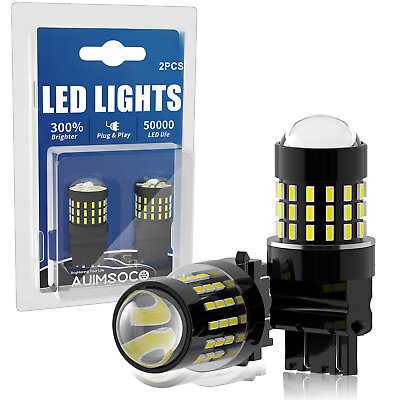 #ad 2x AUIMSOCO 3157 3156 LED DR Turn Signal Parking Light Blinker Corner Bulbs Kit $19.99