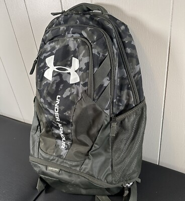 #ad Under Armour Storm Full Size Book Bag Backpack Adult Military Camoflauge Green $30.98