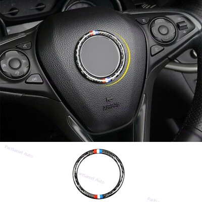 #ad Steering Wheel Sticker Cover Trim Real For Buick Regal Carbon Fiber $25.62